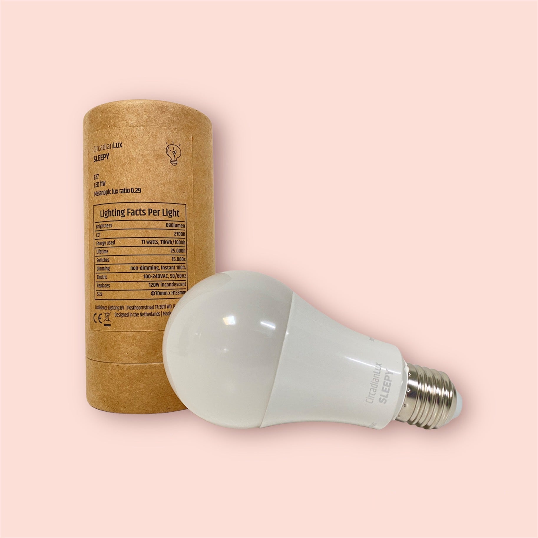 CircadianLux Sleepy LED Bulb E27